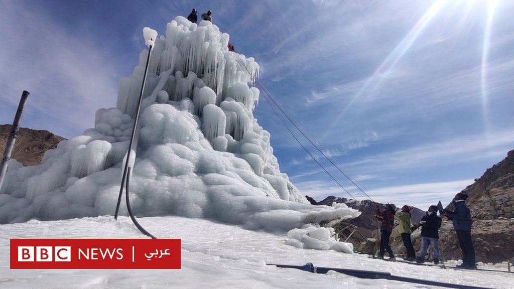 Climate change: Scientists build ice towers to deal with water crisis in the Himalayas