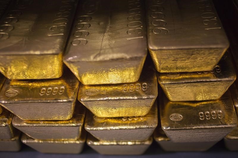 Reuters’ U.S. bond yield and dollar rise holds back gold