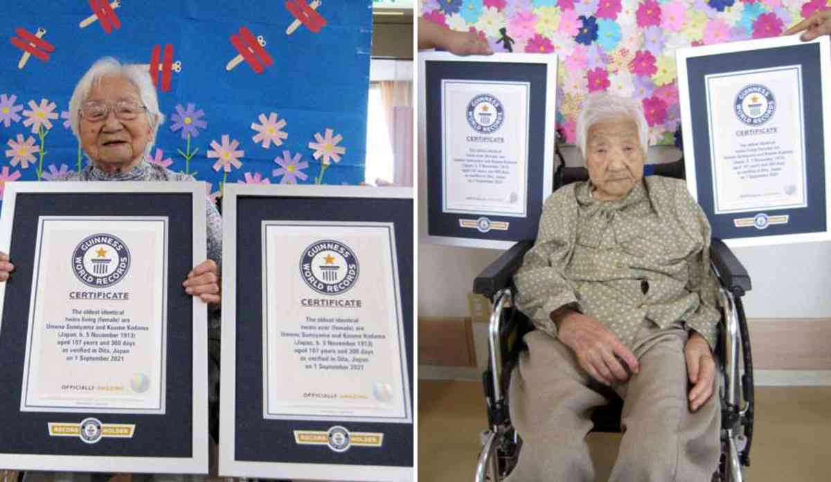 The world’s oldest twins have been in the Guinness Book of Records for 107 years and 300 days