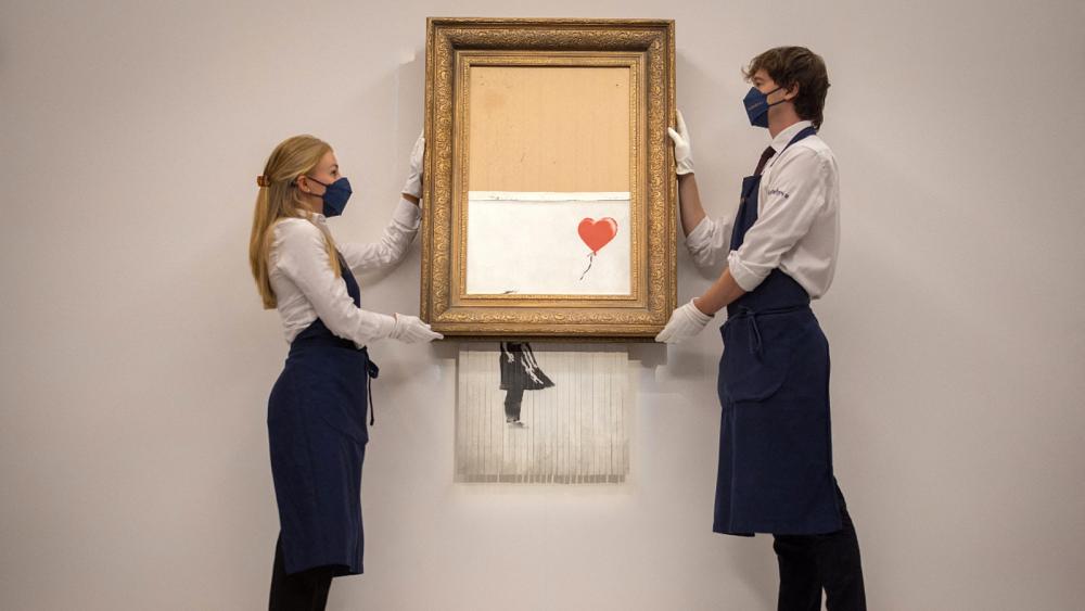 Video: Up to $ 8 million .. Torn bank painting re-launched for sale