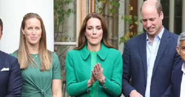 Queen of Recycling .. Kate Middleton wears an “old” green coat in her latest look