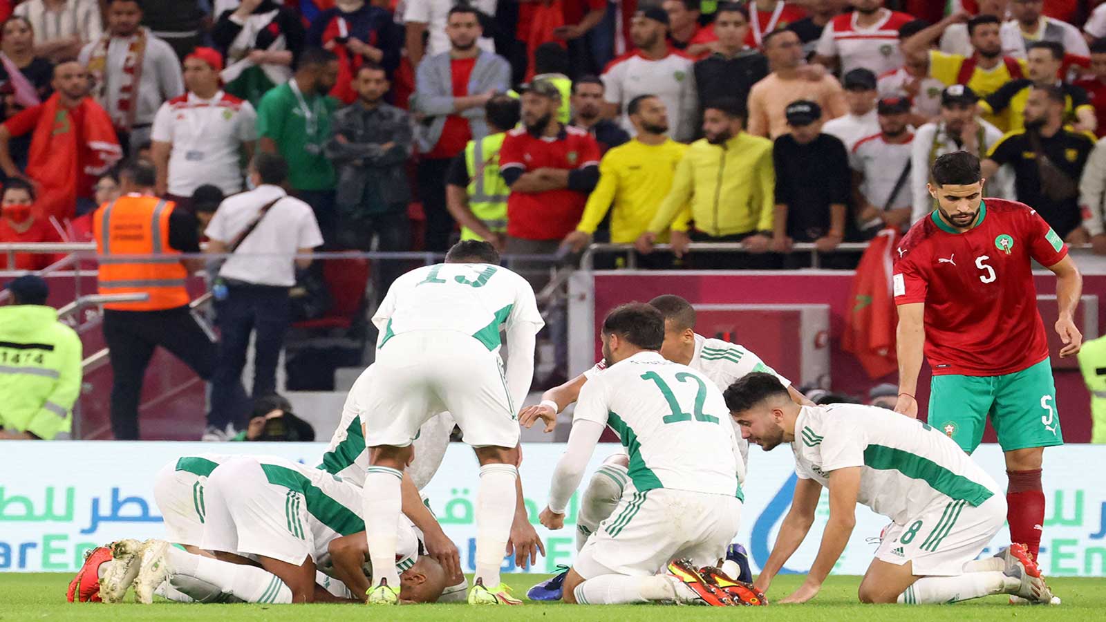 Penalty kicks Algeria advance to the Arab Cup semi-finals at the loss of Morocco