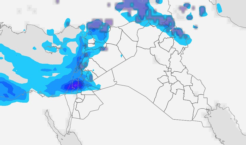 Jordan |  Wet polar air currents Thursday / Friday night and Friday |  Weather in Arabia