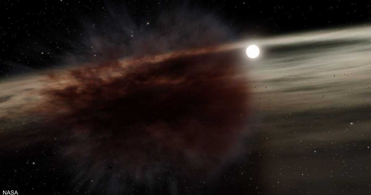 Observing a unique astronomical event … a celestial collision forming a “massive cloud”