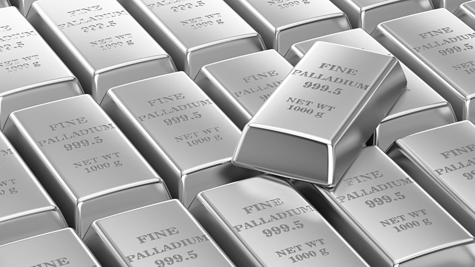 Palladium is at $ 3,000 an ounce, while gold is up 1.6 percent