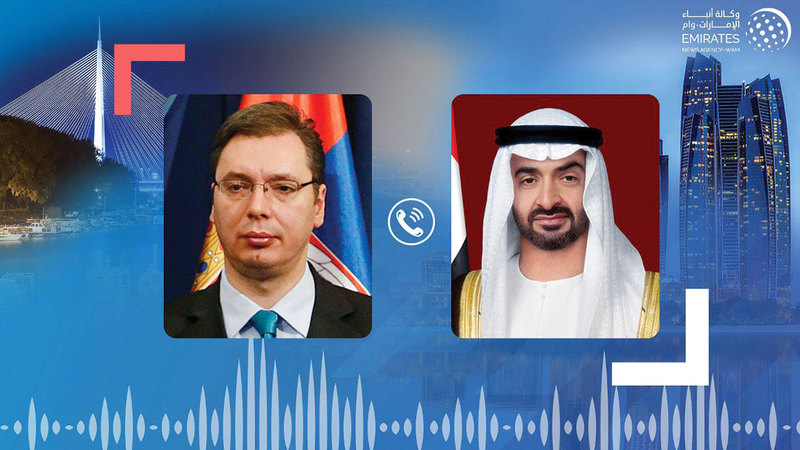 Mohammed bin Saeed congratulates Serbian President on winning new term