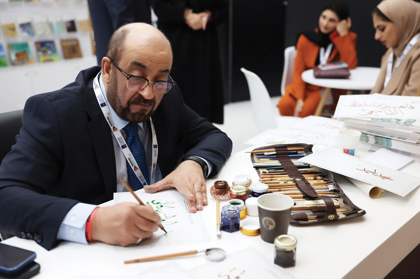 Sharjah “London International Book” offers visitors the aesthetics and arts of Arabic handwriting