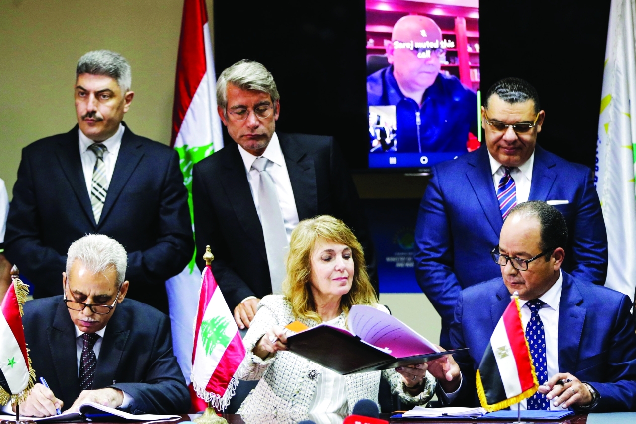 Tripartite agreement to supply Egyptian gas to Lebanon via Syria