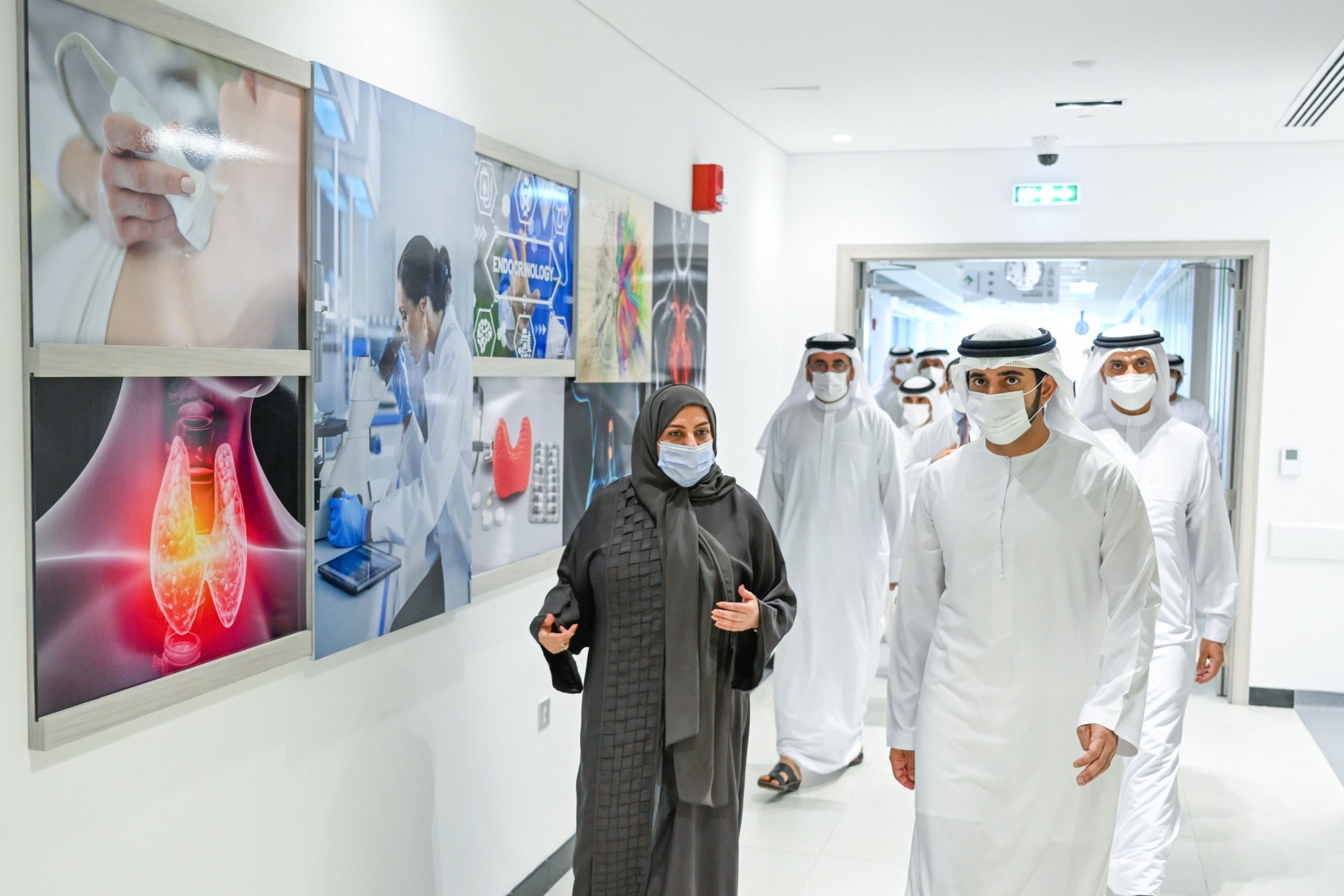 Hamdan bin Mohammed inaugurated the new outpatient building at Dubai Hospital